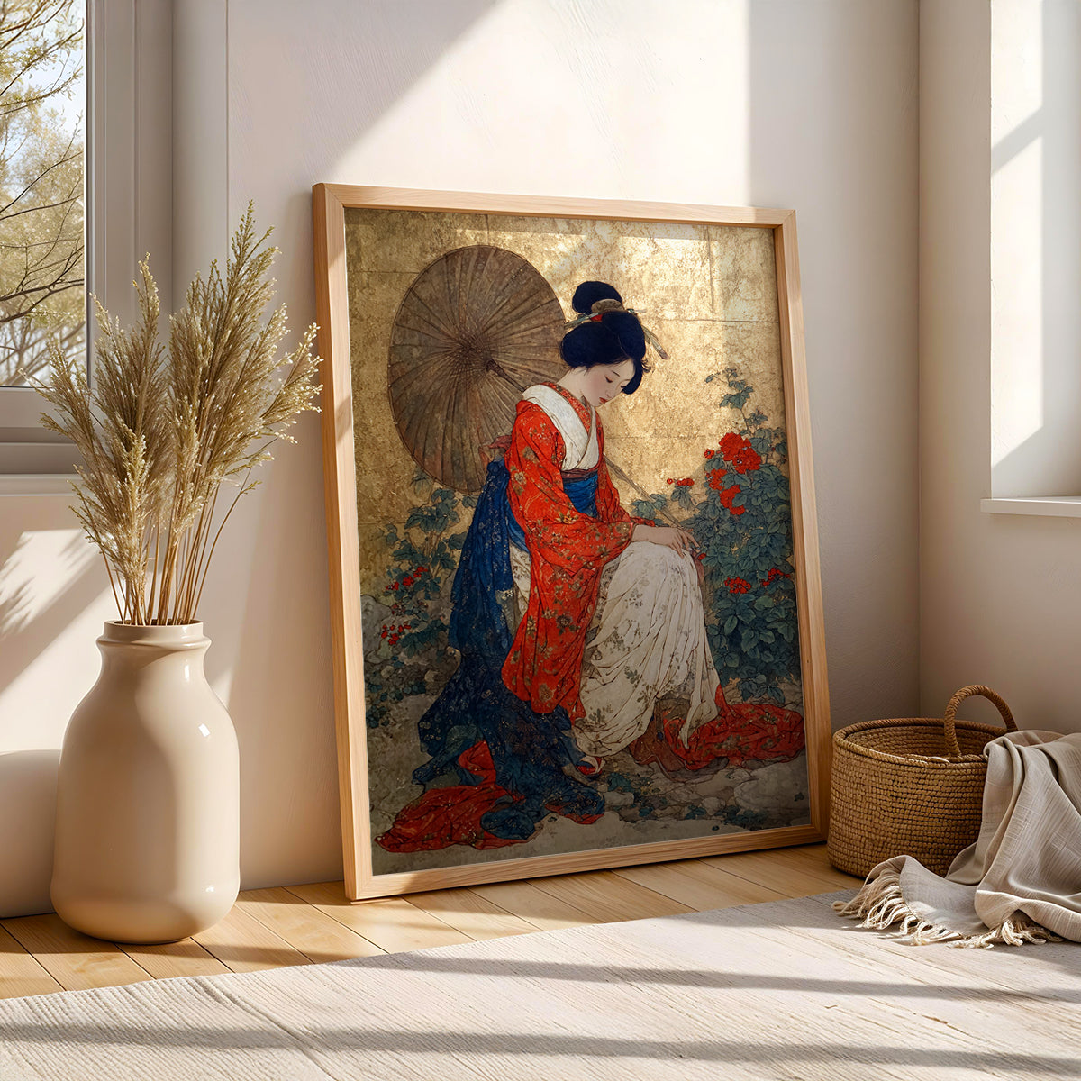 Japanese Painting in a Lifestyle Setting