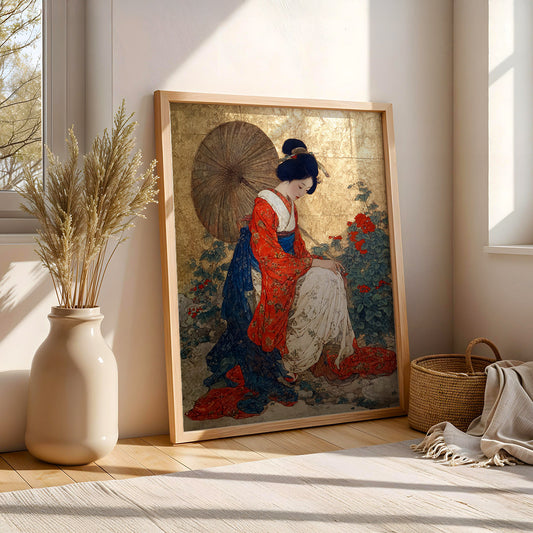 Japanese Painting in a Lifestyle Setting