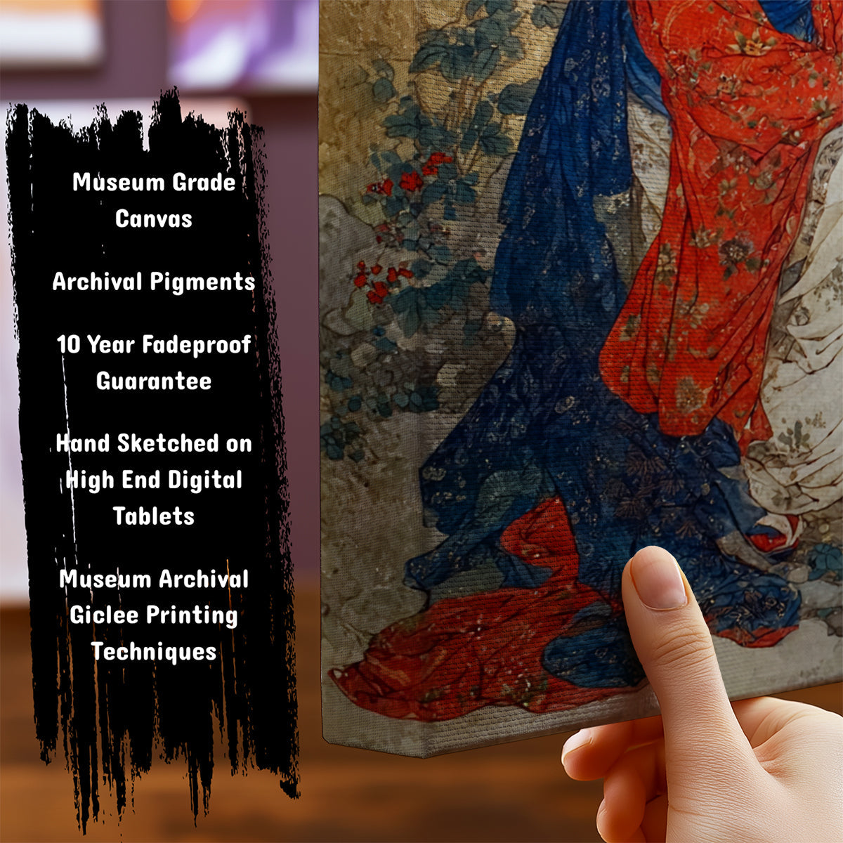 Information about Japanese Canvas Art Print