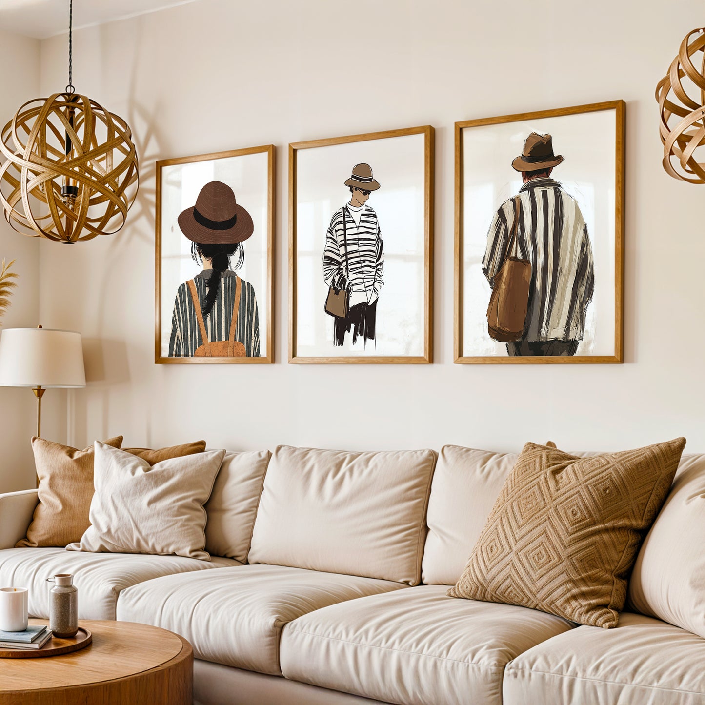 Gallery Wall Set in Lifestyle Setting