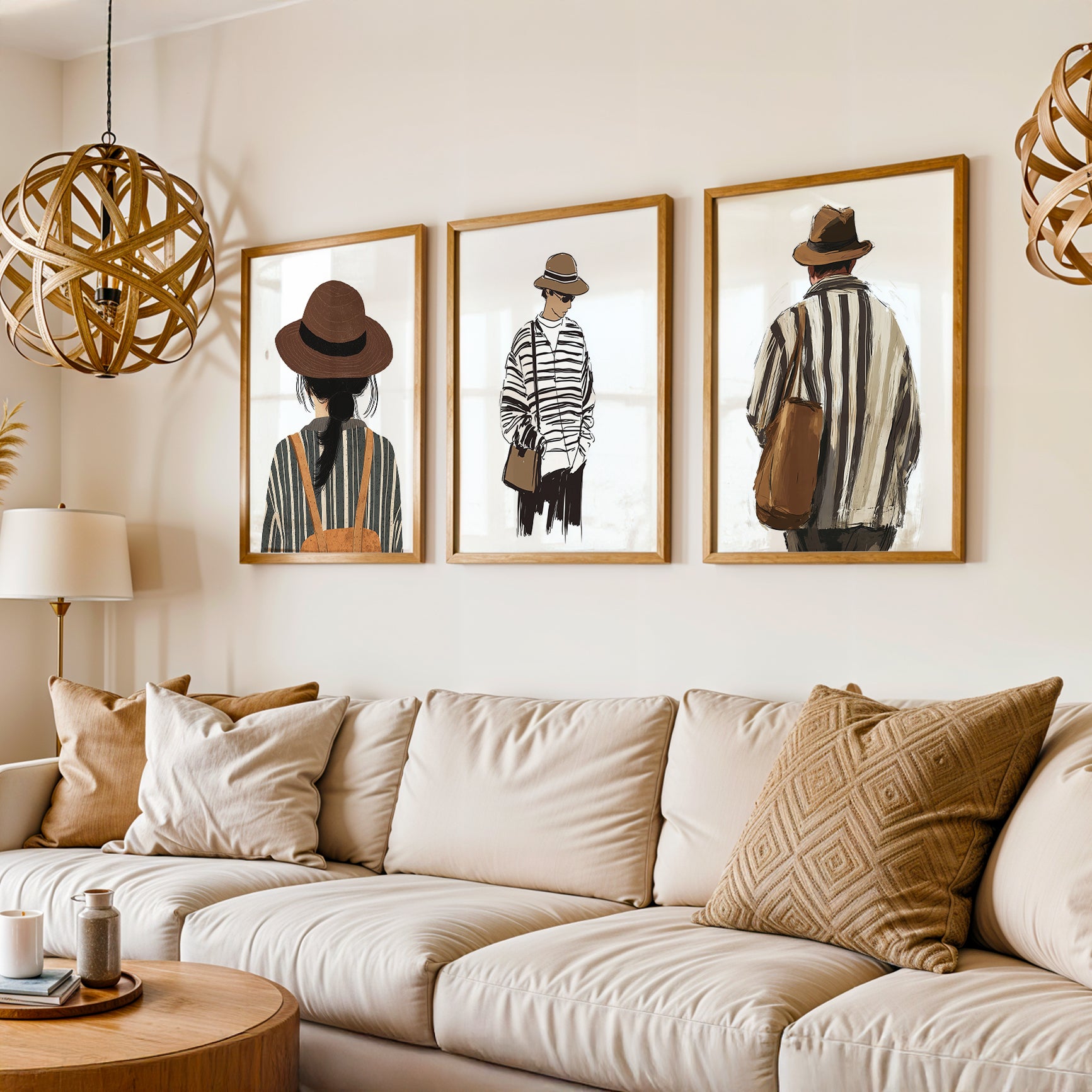 Gallery Wall Set in Lifestyle Setting