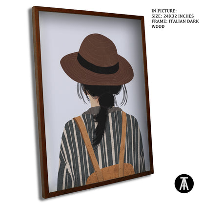 Sample Artwork in Italian Wood Framing Dark