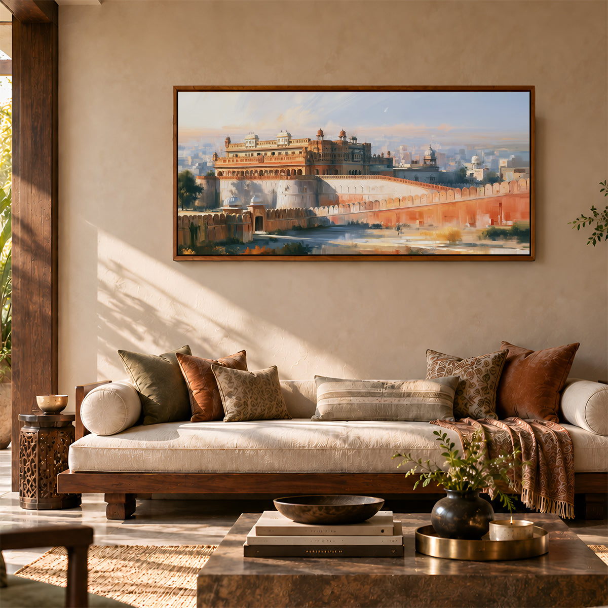 Indian Artwork in a Lifestyle Setting