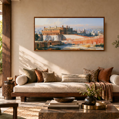 Indian Artwork in a Lifestyle Setting