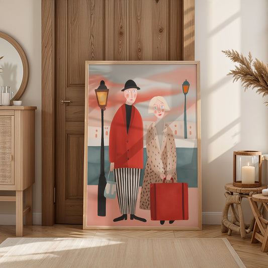 Painting in a Lifestyle Setting