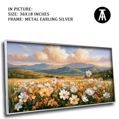Artwork in Metal Earling Silver Frame