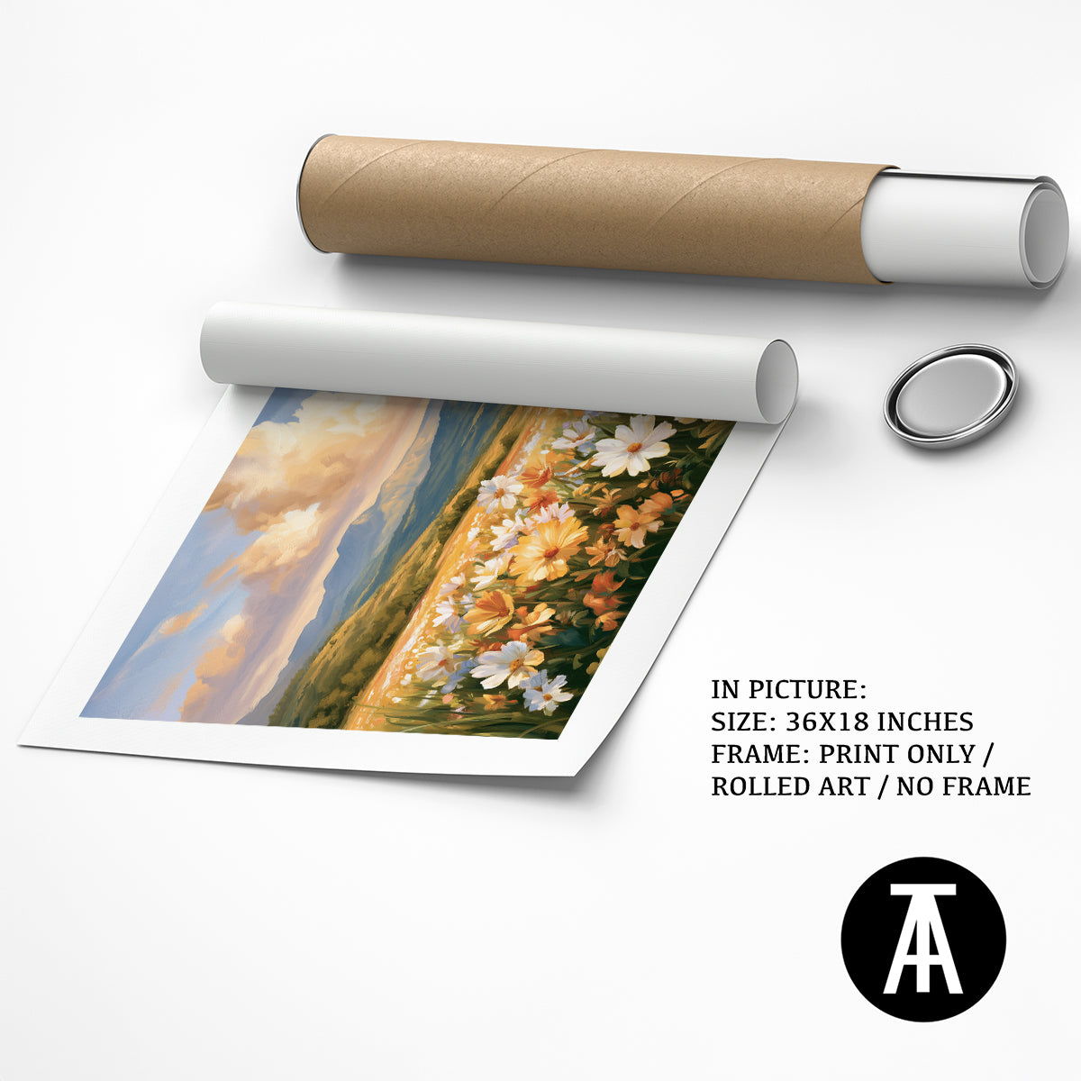 Artwork as Print Only or Rolled Art