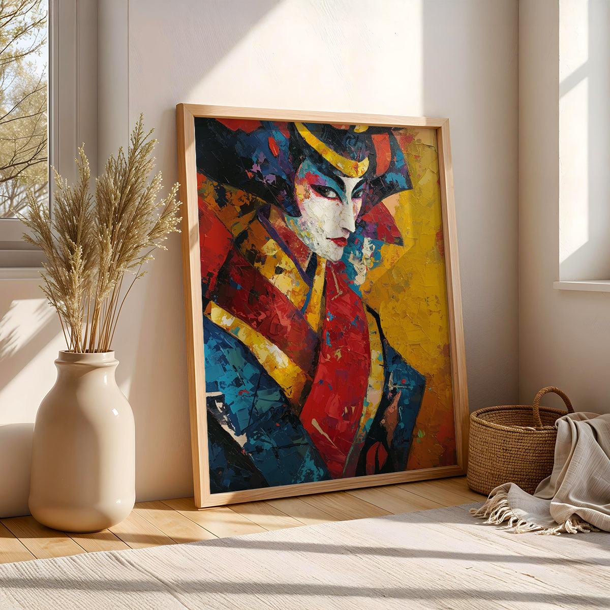 Japanese Painting in a Lifestyle Setting