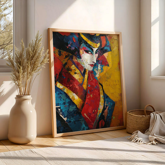 Japanese Painting in a Lifestyle Setting