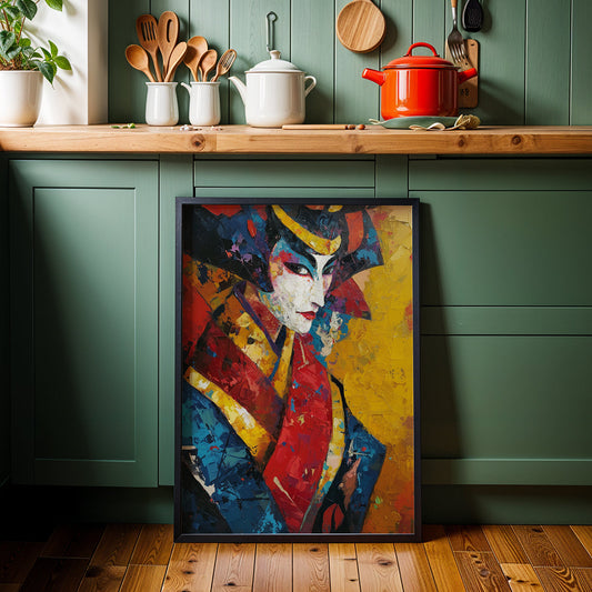 Japanese Artwork in a Lifestyle Setting