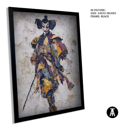 Sample Artwork in Black Frame