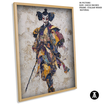 Sample Artwork in Italian Wood Framing Natural