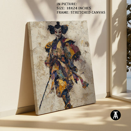 Artwork in Natural Wood Frame