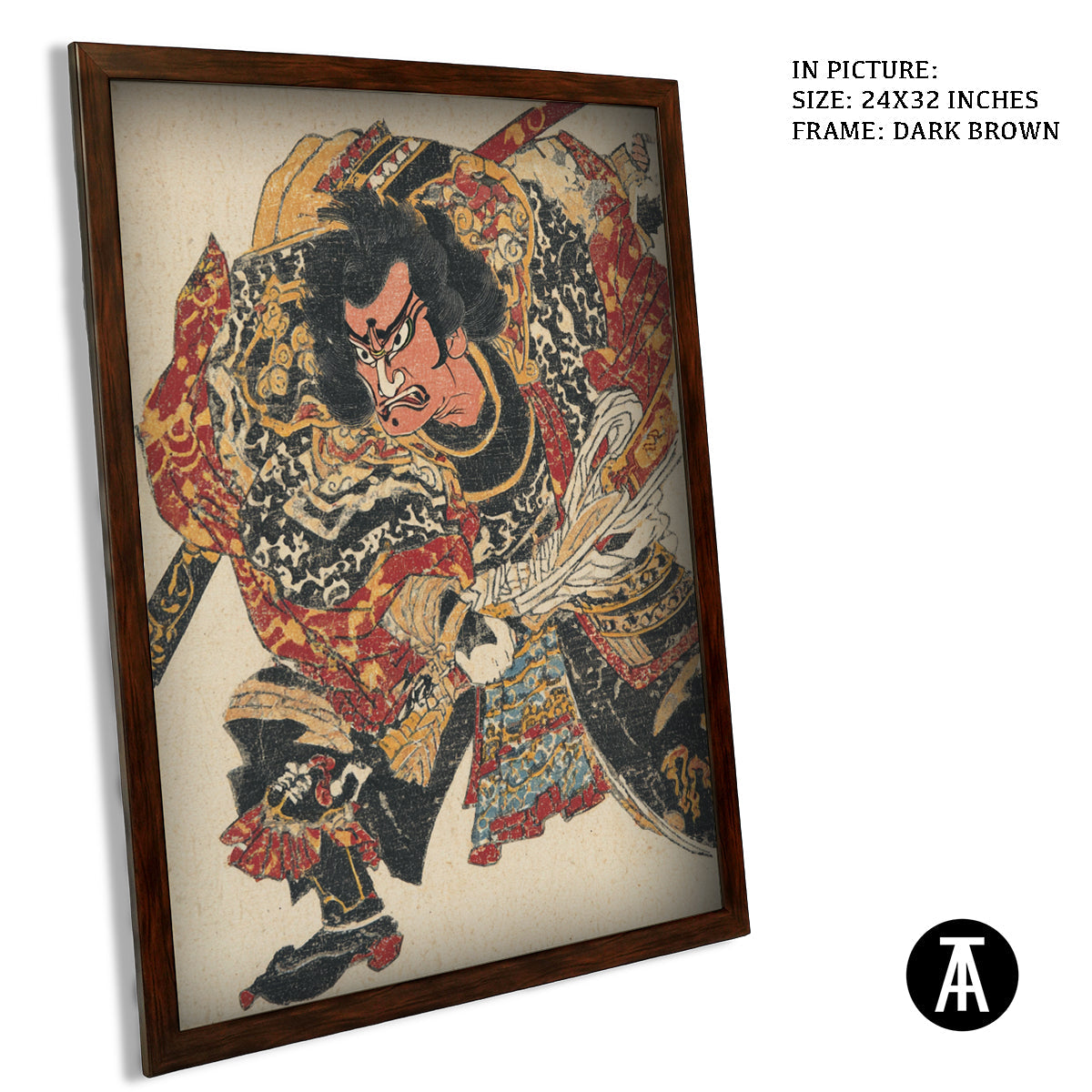 Artwork in Metal Champagne Gold Frame