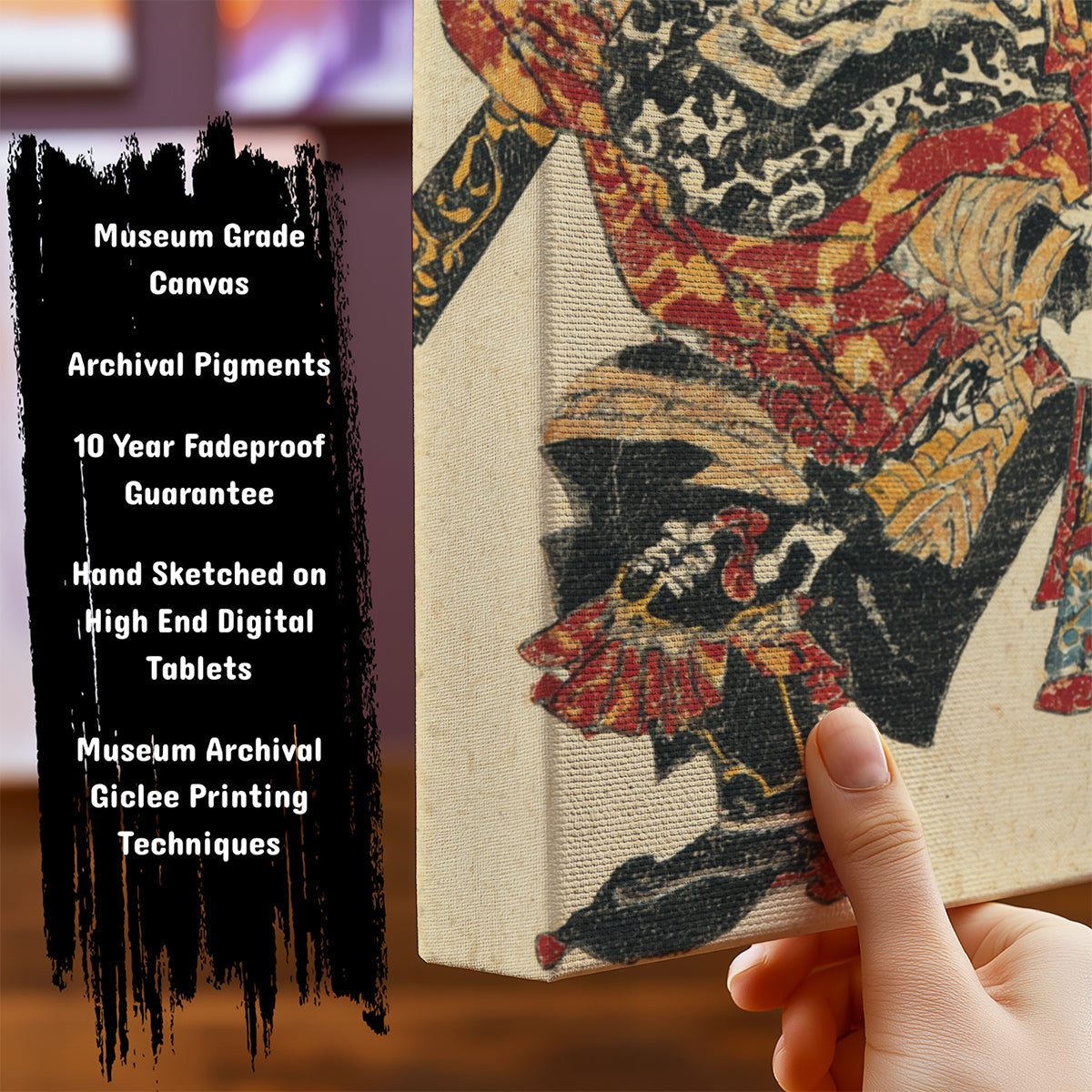 Information about Japanese Canvas Art Print