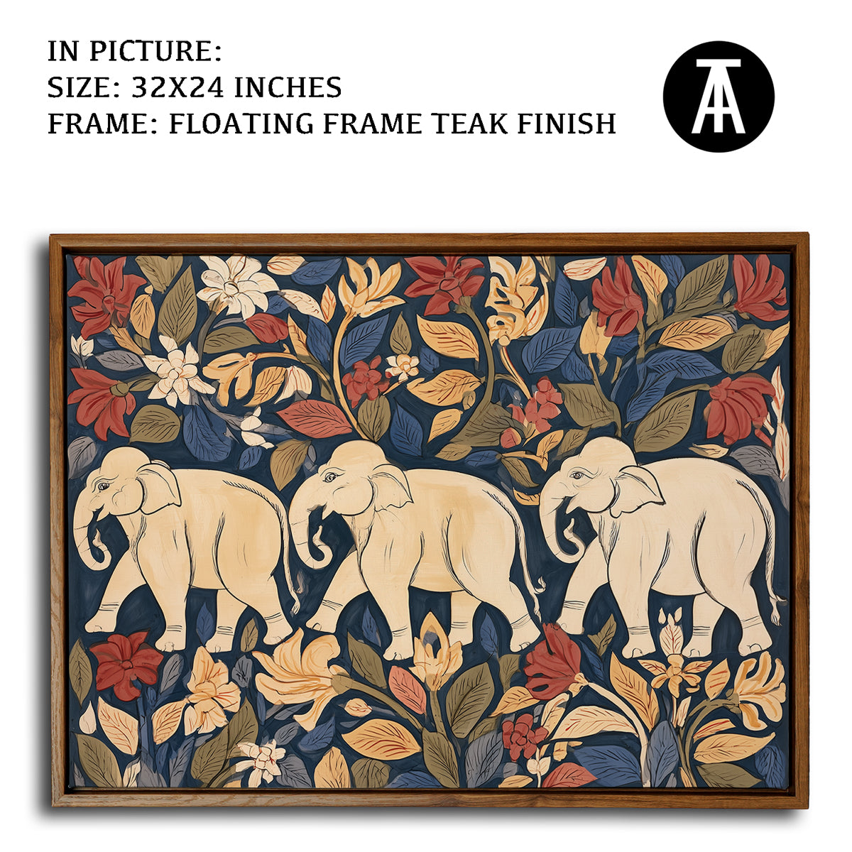 Artwork in Floating Frame