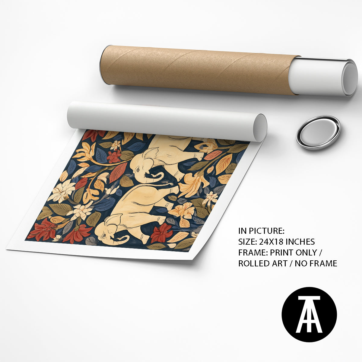 Artwork as Print Only / Rolled Art