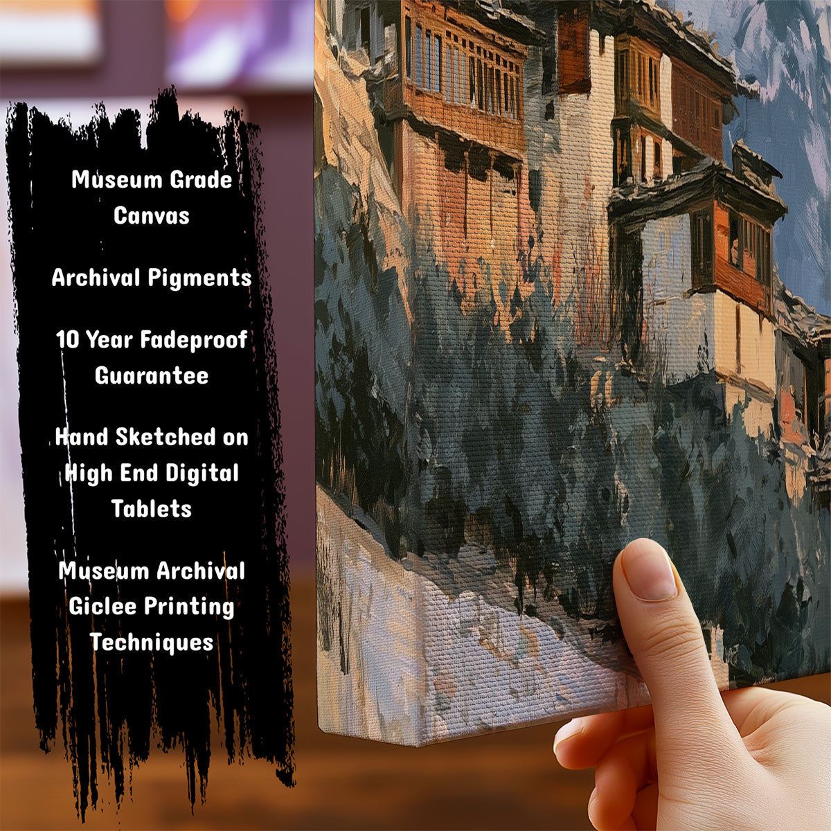 Information about Indian Canvas Art Print