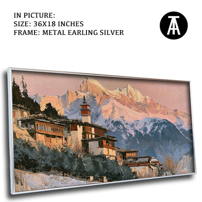 Artwork in Metal Earling Silver Frame