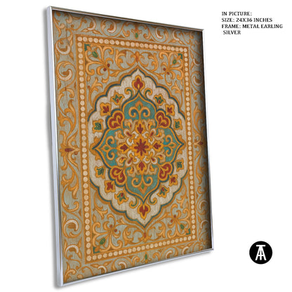 Artwork in Metal Earling Silver Frame