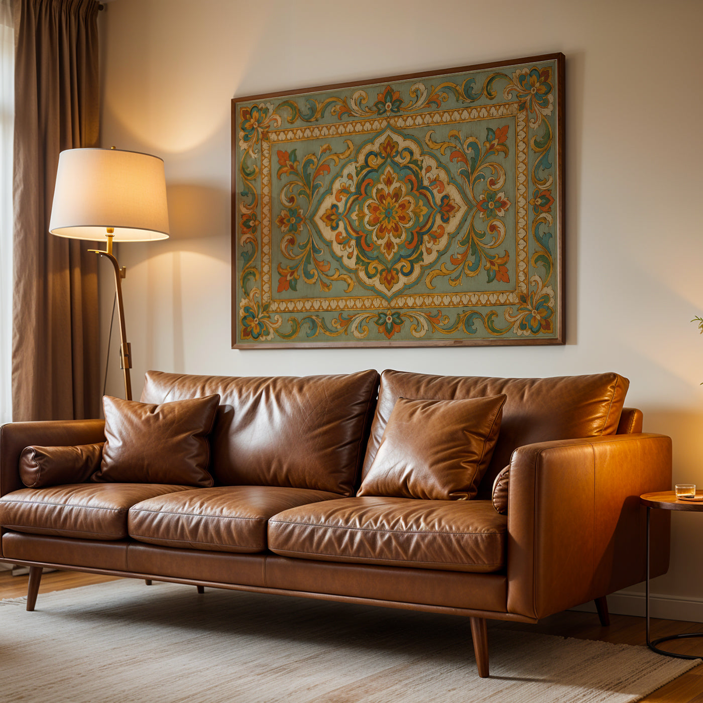 Heritage Indian Painting in a Lifestyle Setting