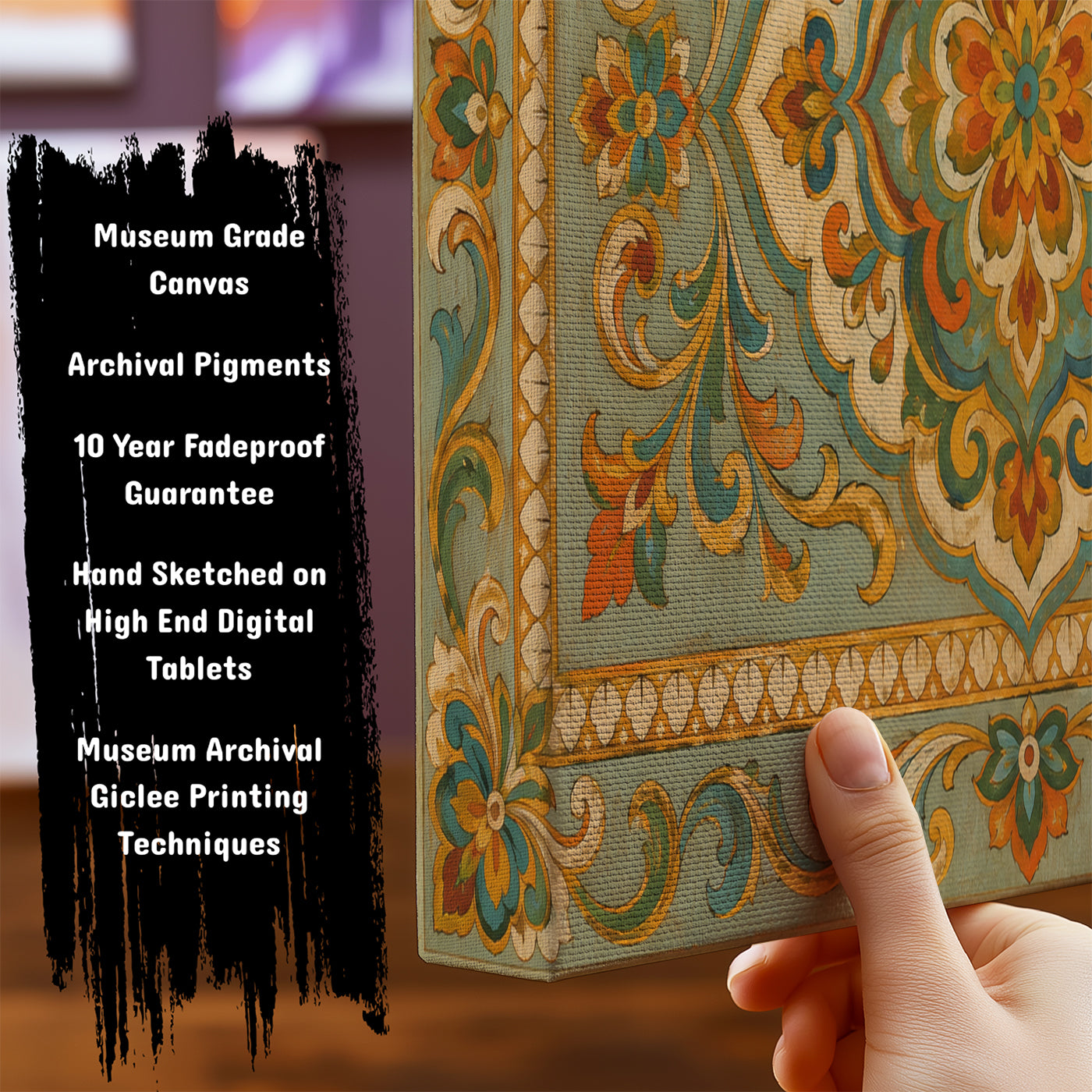 Information about Indian Art Canvas Art Print