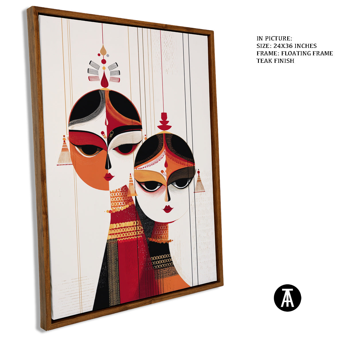 Artwork in Floating Frame