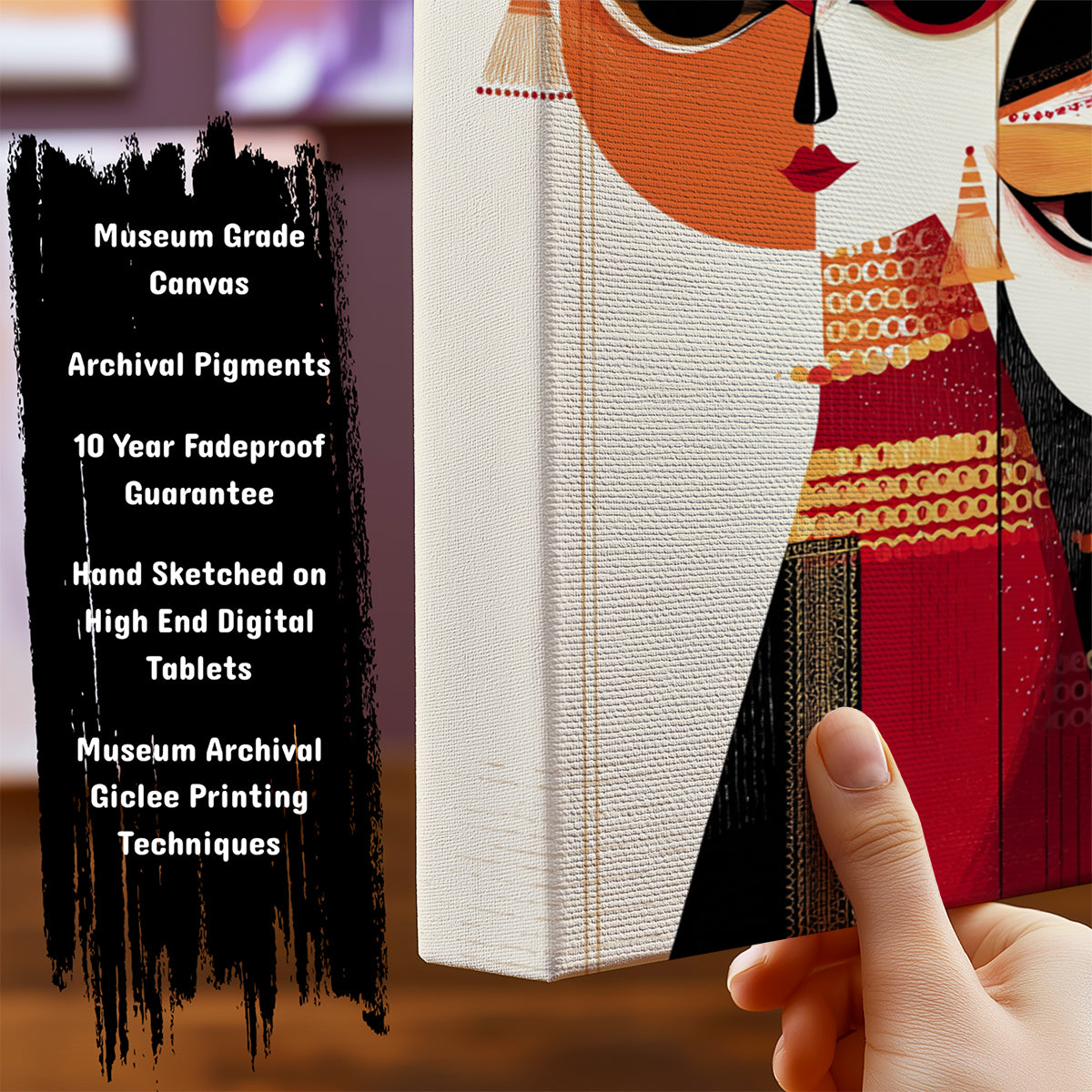 Information about Indian Art Canvas Art Print