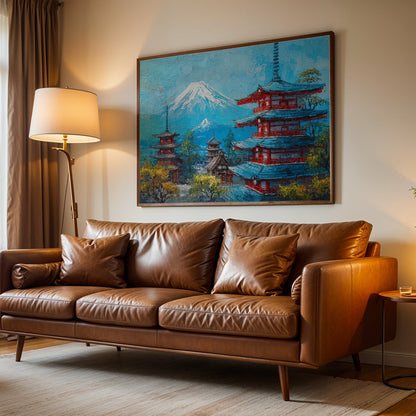 Japanese Artwork in a Lifestyle Setting
