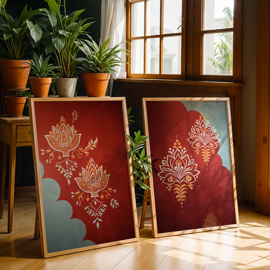 Heritage Indian Painting in a Lifestyle Setting