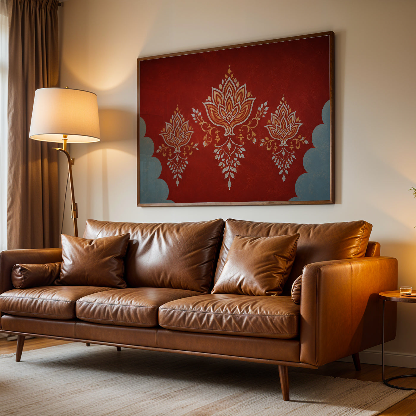 Heritage Indian Painting in a Lifestyle Setting