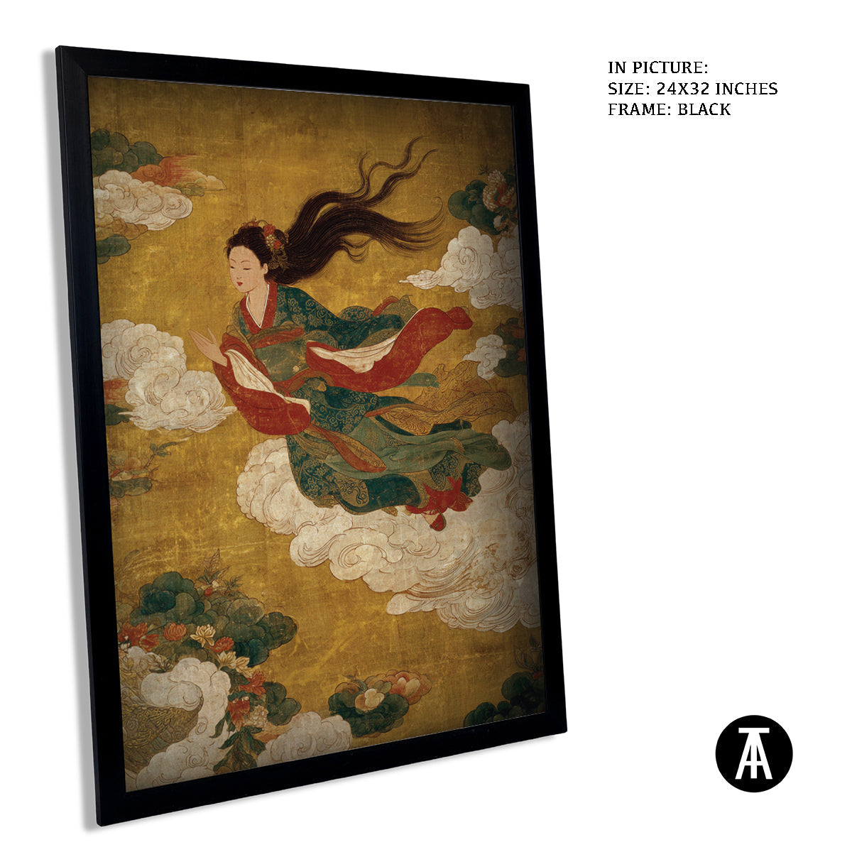 Artwork in Metal Earling Silver Frame