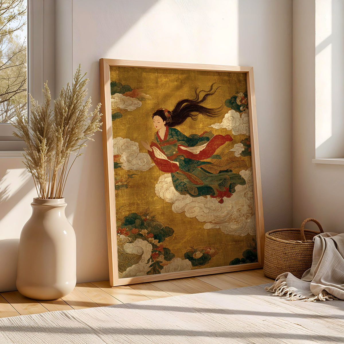 Japanese Painting in a Lifestyle Setting
