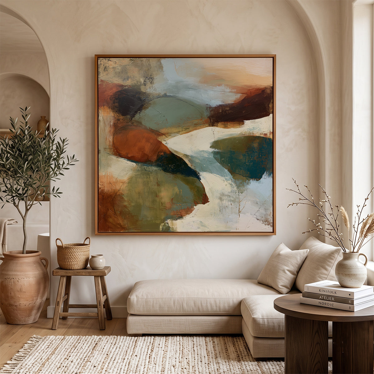 Abstract Art in a Lifestyle Setting