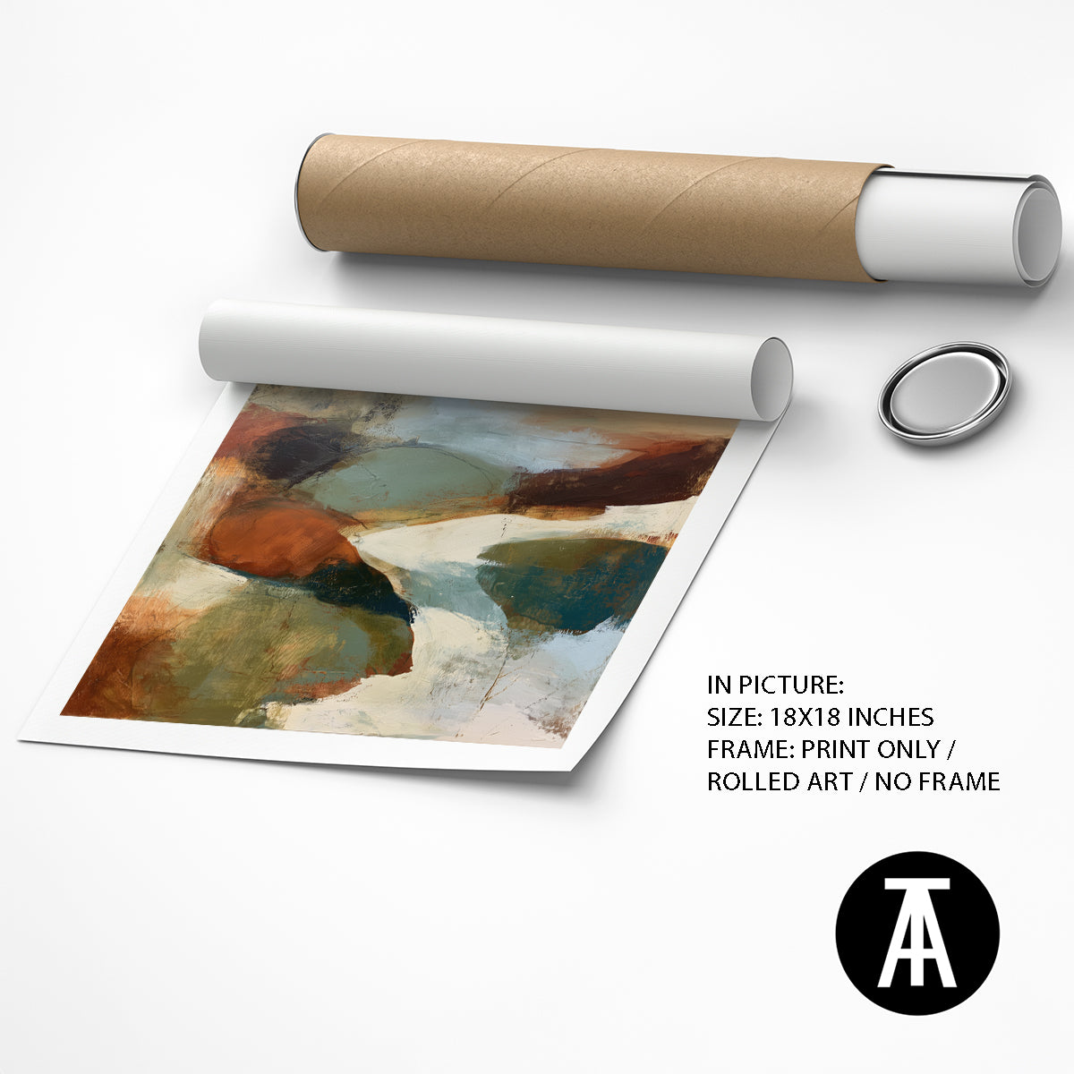 Artwork as Print Only / Rolled Art