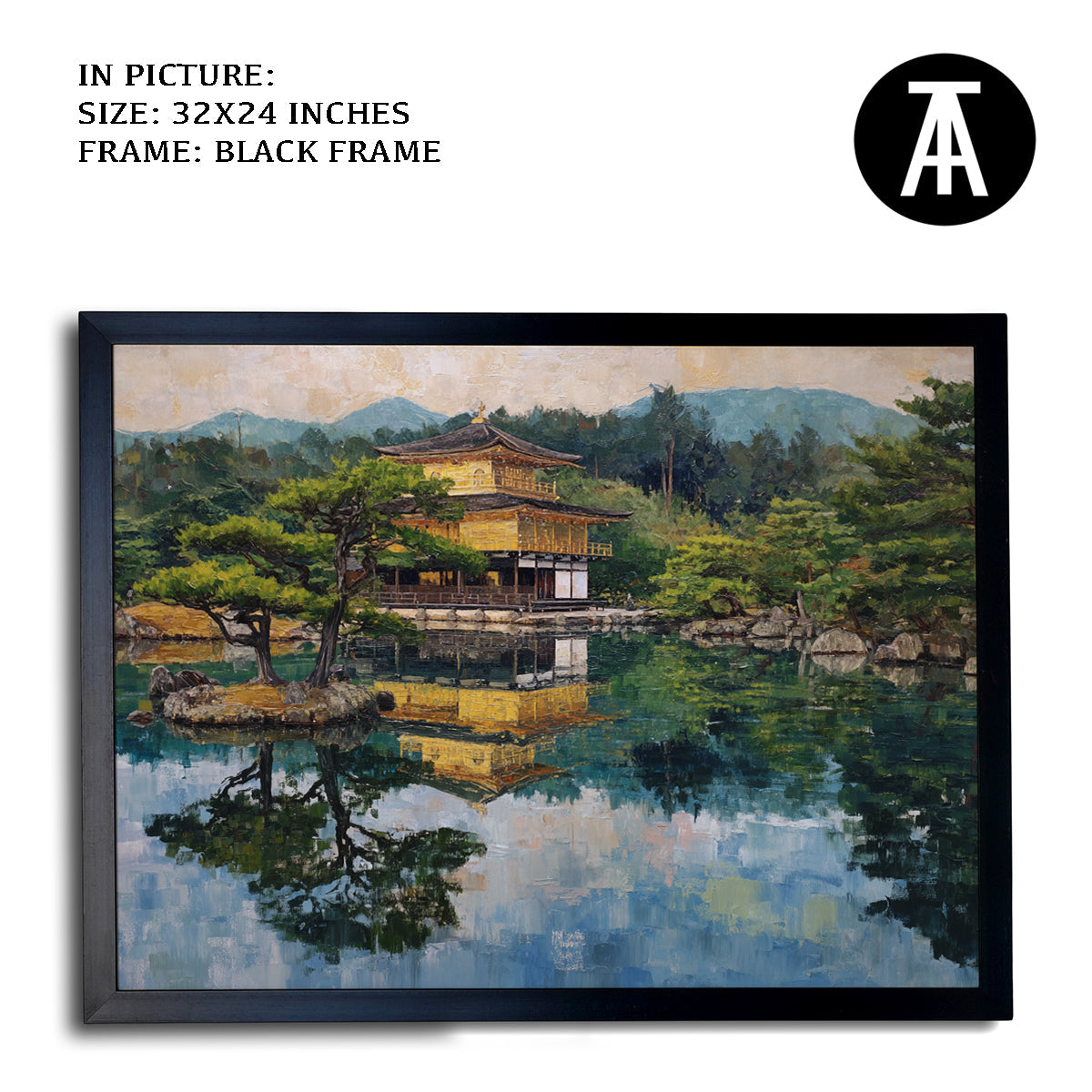 Artwork in Metal Earling Silver Frame