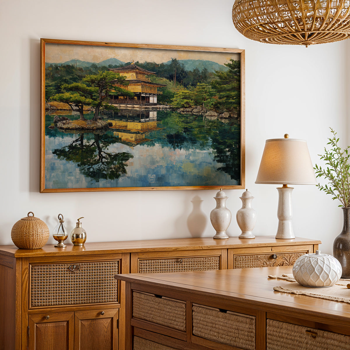 Japanese Painting in a Lifestyle Setting