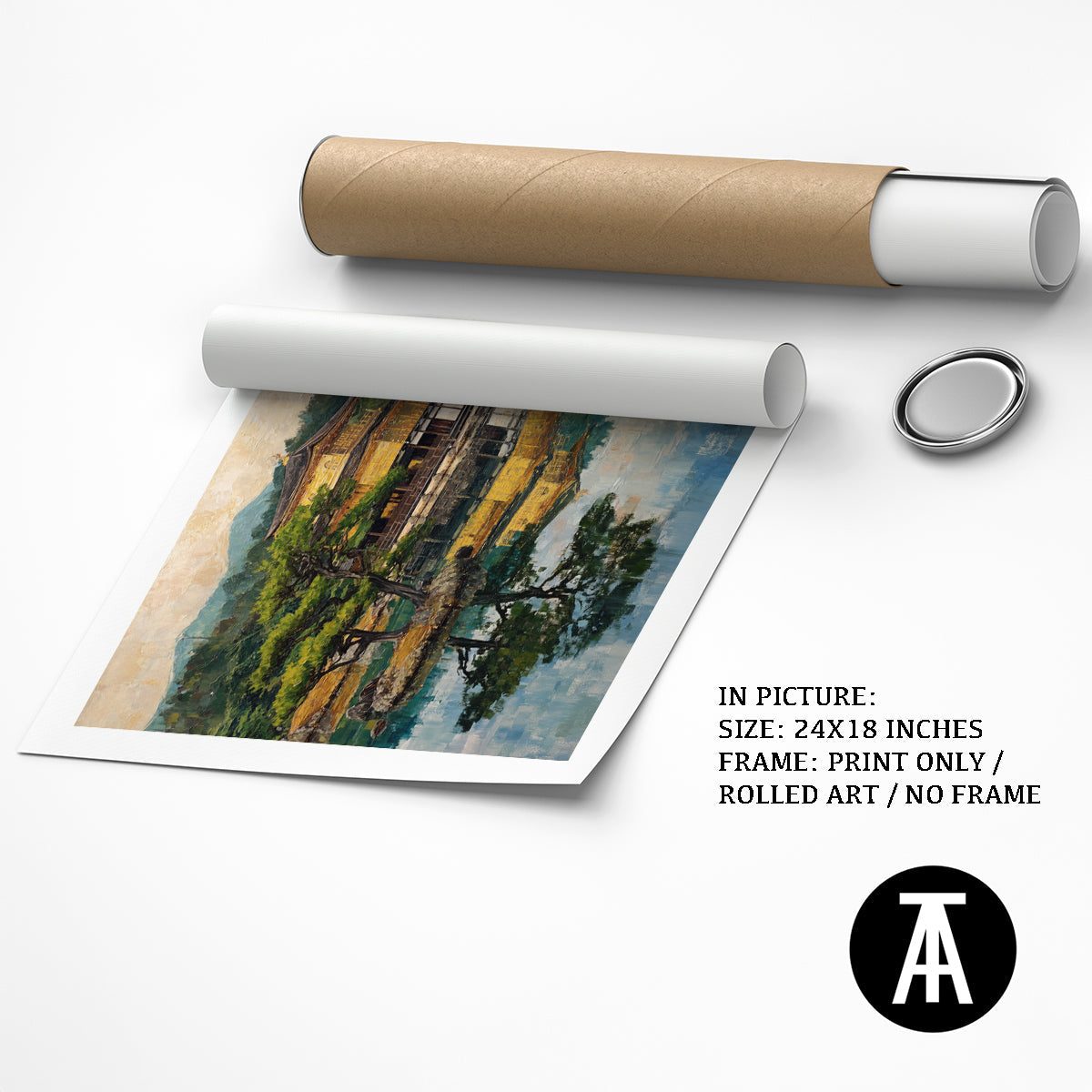 Artwork as Print Only or Rolled Art