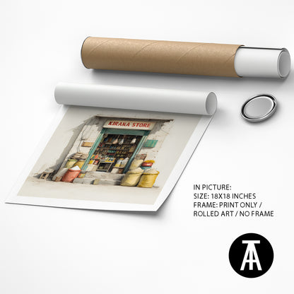 Artwork as Print Only / Rolled Art