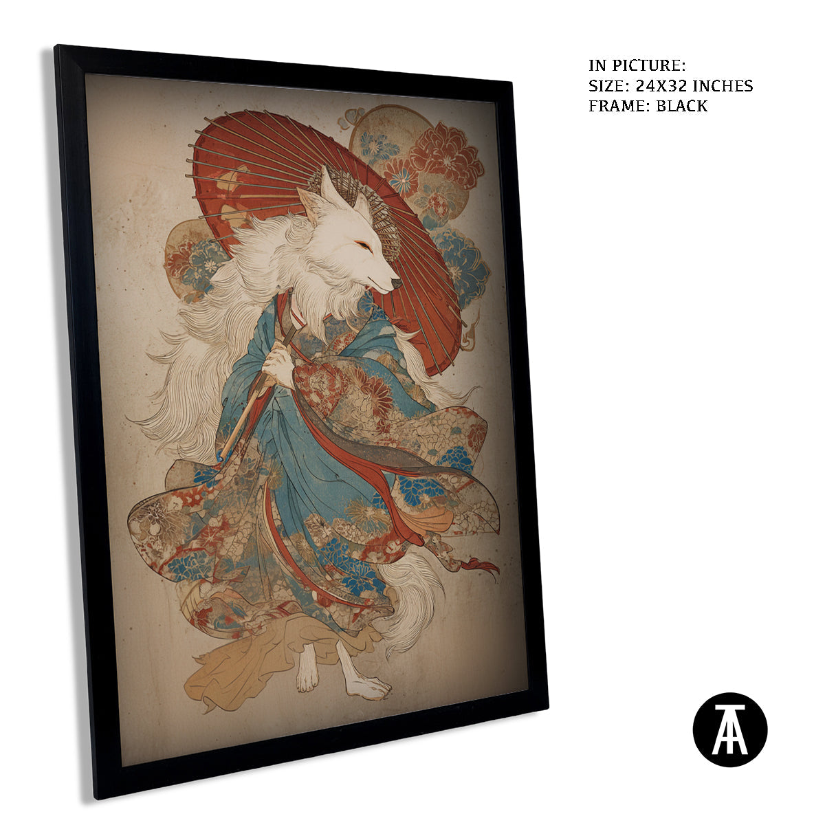 Artwork in Metal Earling Silver Frame