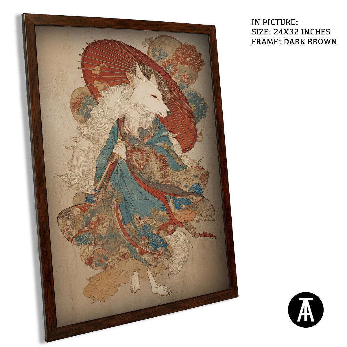 Artwork in Metal Champagne Gold Frame