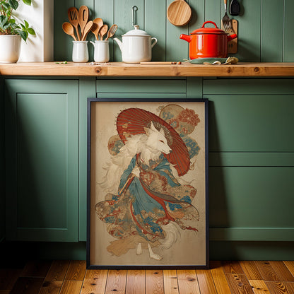 Japanese Artwork in a Lifestyle Setting