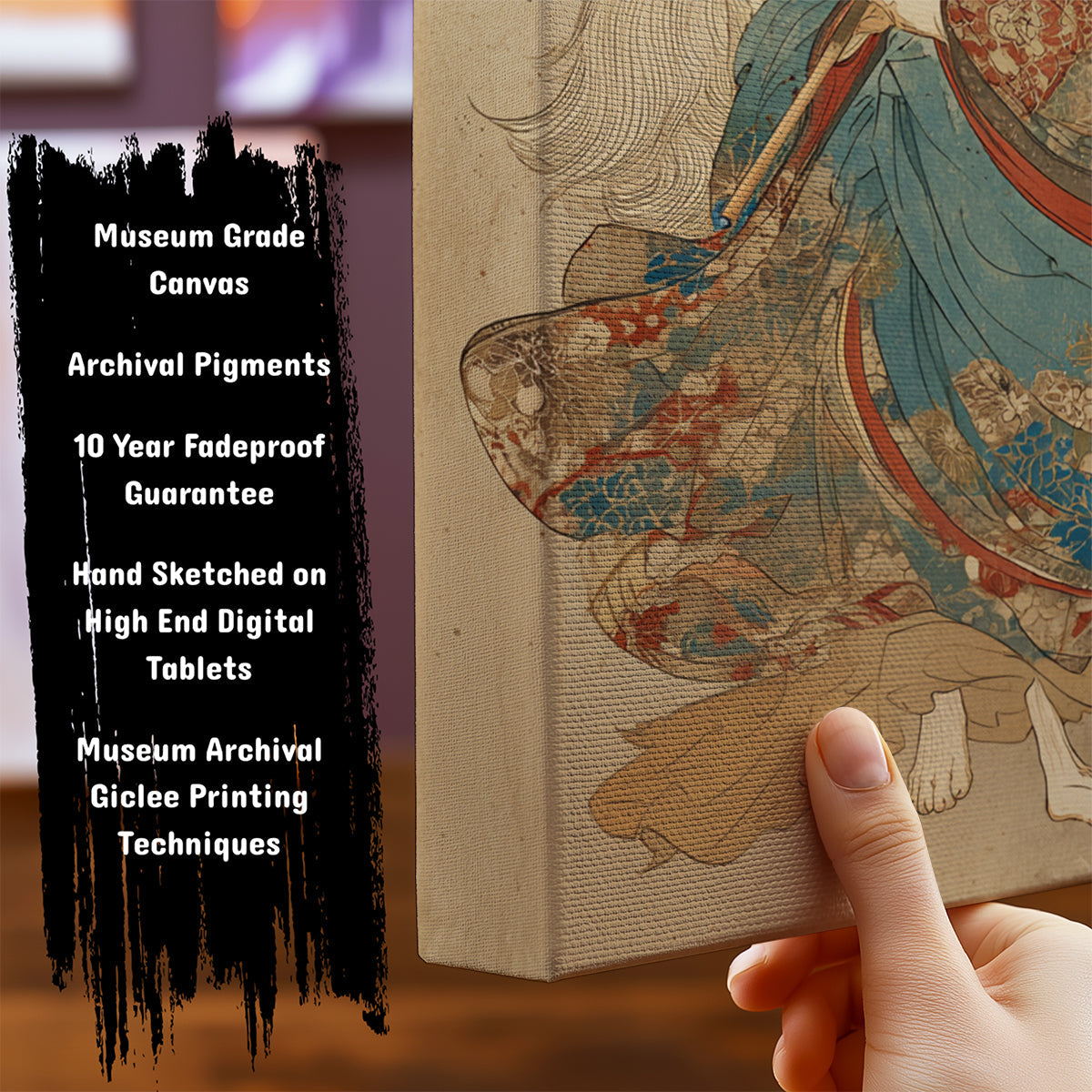 Information about Japanese Canvas Art Print