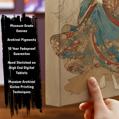 Information about Japanese Canvas Art Print