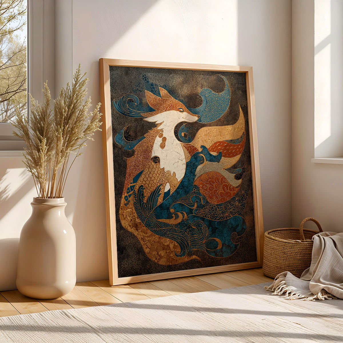 Japanese Painting in a Lifestyle Setting