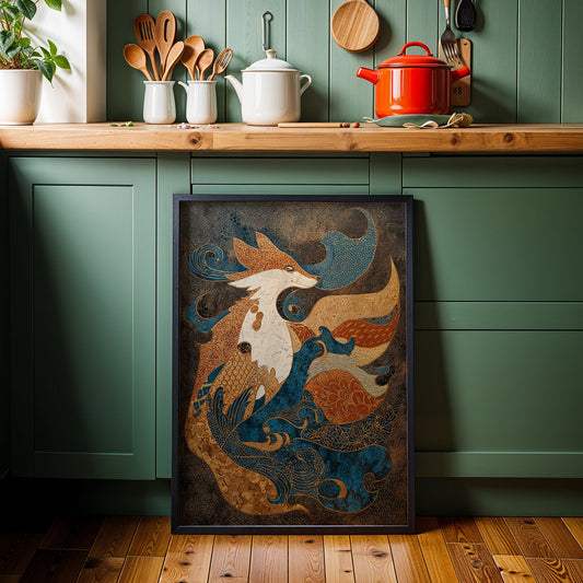 Japanese Artwork in a Lifestyle Setting