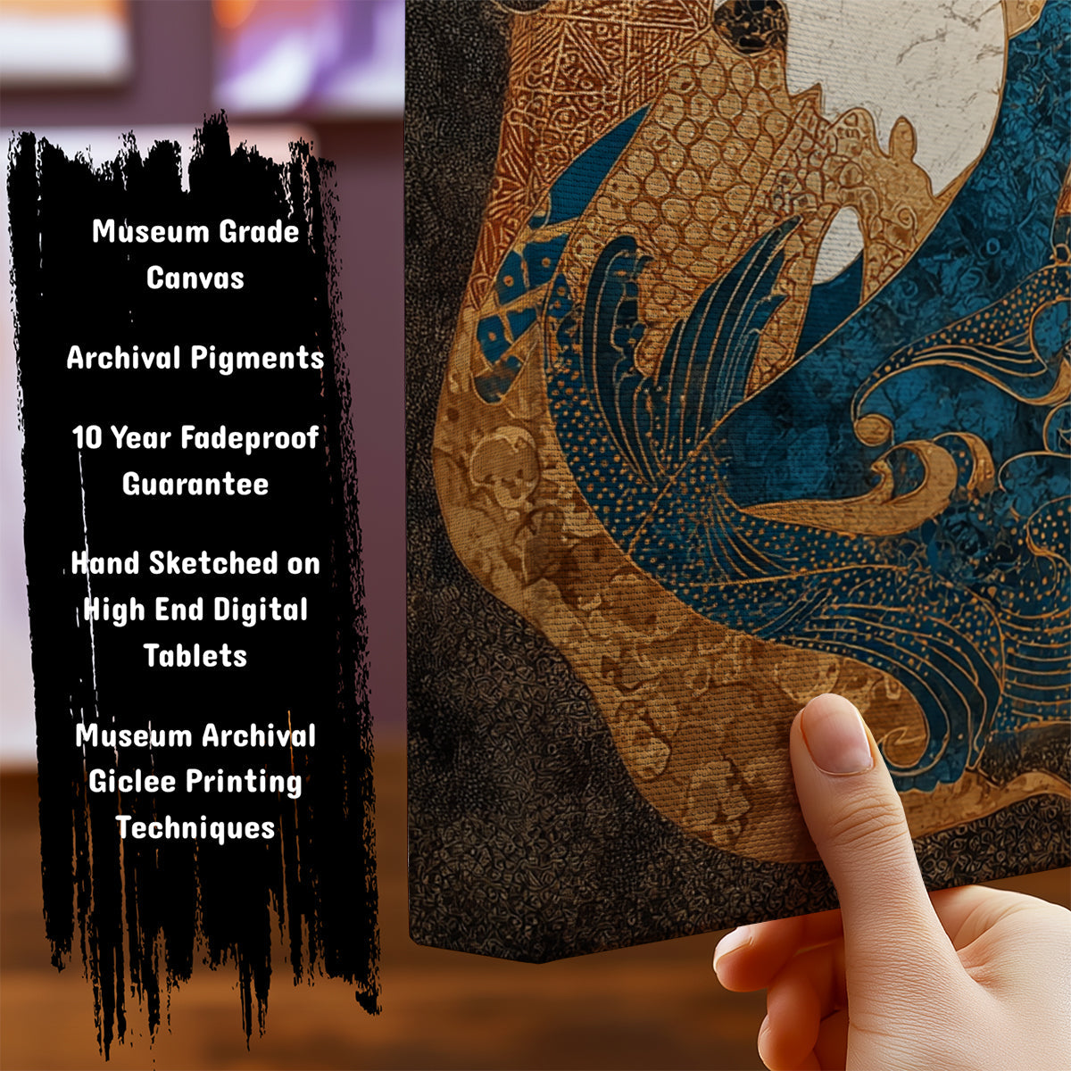 Information about Japanese Canvas Art Print