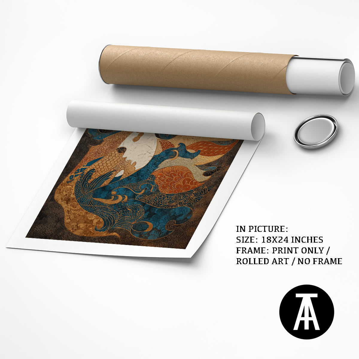 Artwork as Print Only or Rolled Art