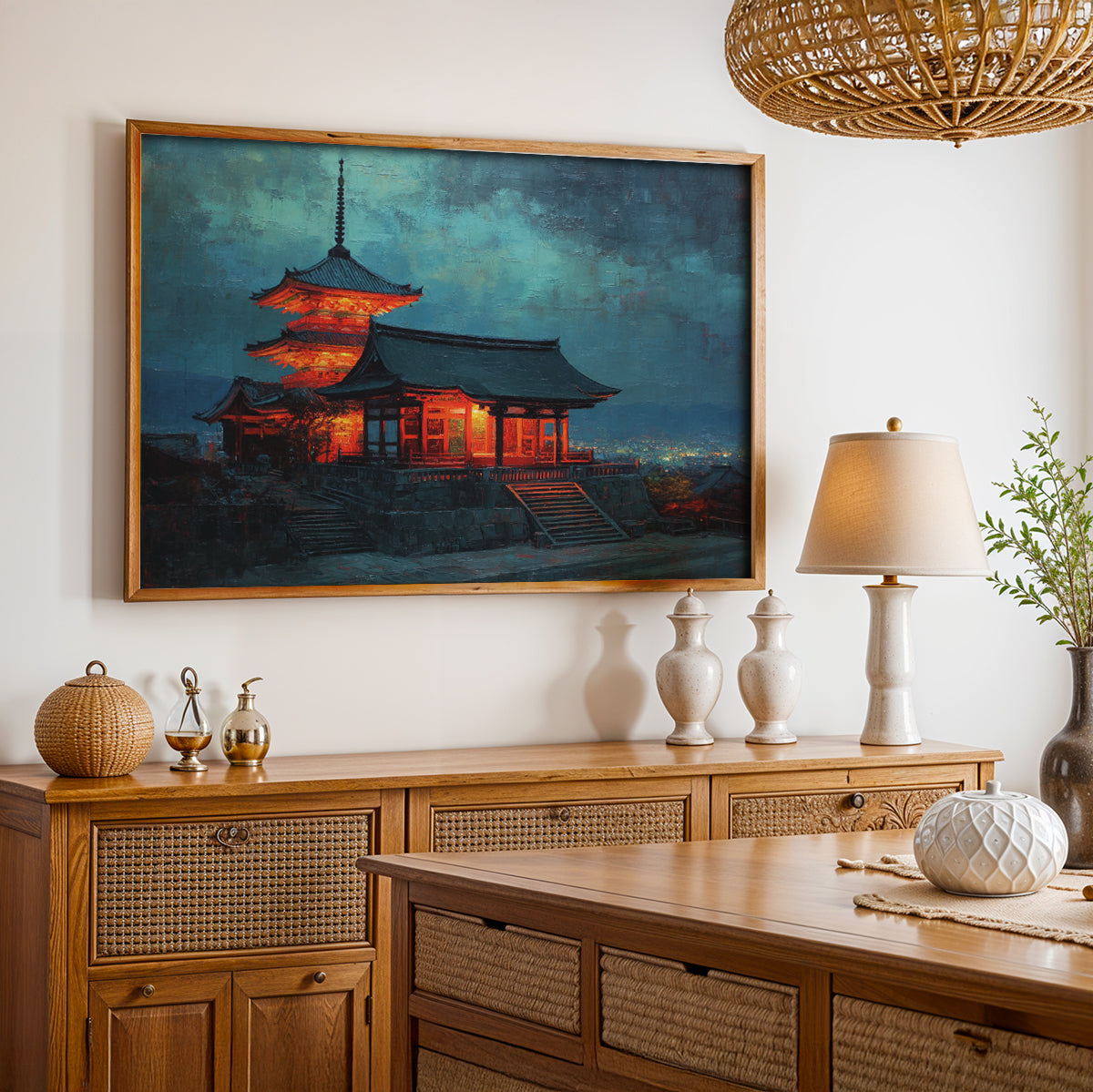 Japanese Painting in a Lifestyle Setting