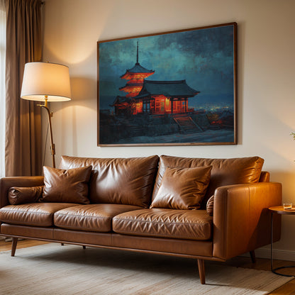 Japanese Artwork in a Lifestyle Setting